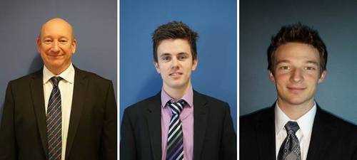 From left: Bob Barrett, Sales Manager; Ashley Anderson, Sales Engineer and Scott Williams, Sales Engineer