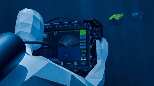 The  Bayonet Underwater Controller (BUC) is paired with EOD Workspace software, is built on Greensea IQ’s Core open architecture software and is part of the broader Bayonet product offering. Image courtesy Greensea IQ