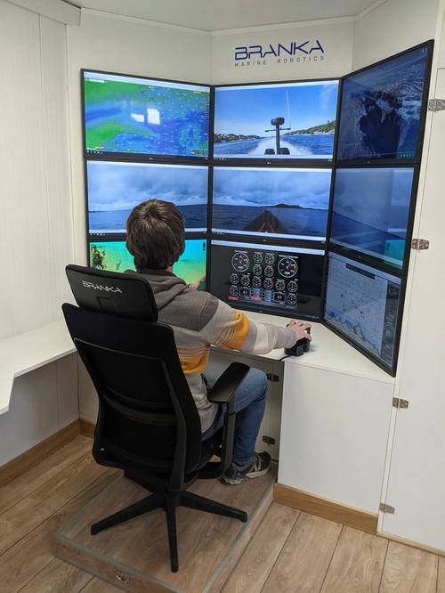 Branka Marine Robotics remote ops center. Image courtesy Branka Marine