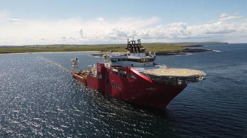 Cable-laying vessel Connector will take care of the transport and installation of the cables. (Photo: Jan De Nul Group)