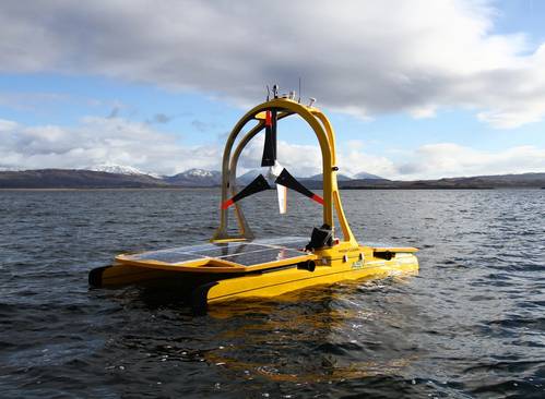 The ASV C-Enduro embarked on a robotics mission along with six other unmanned marine vessels off the southwest of England. 