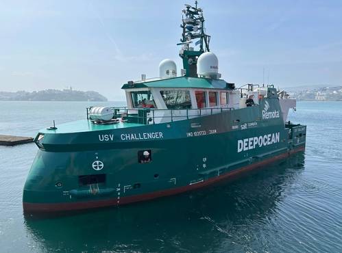 Challenger USV (Credit: DeepOcean) 