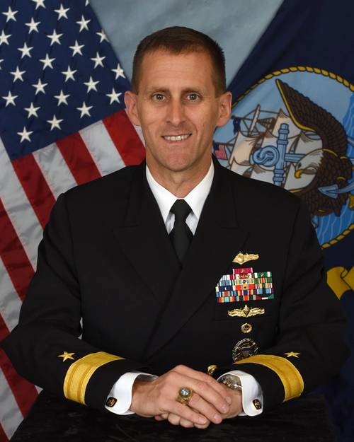 Commander, Naval Meteorology and Oceanography Command, Rear Adm. John Okon (Photo: U.S. Navy)