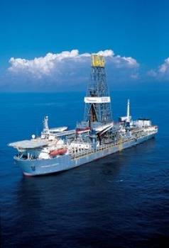 Company drillship: Photo courtesy of Transocean