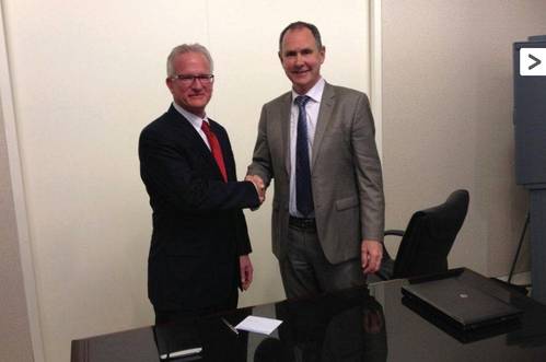 Contract Signing: Photo credit Heerema Fabrication Group