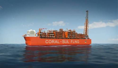 Coral Sul FLNG illustration (File Image: Eni)