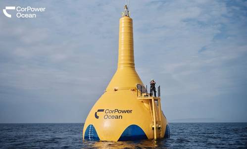 CorPower C4 wave energy device (Credit: CorPower Ocean)