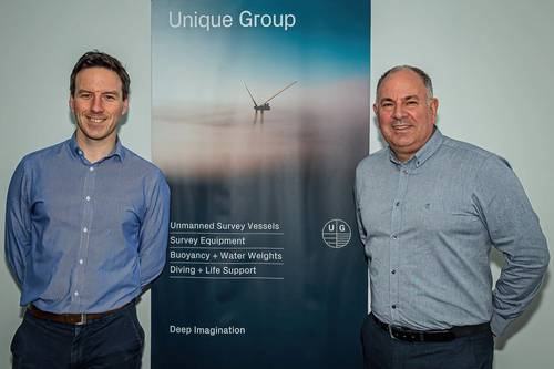 (L-R) Craig Walker, Global Asset Manager and Chris Blake, Vice President - Survey at Unique Group’s Aberdeen office. (Photo: Unique Group)