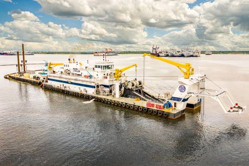 Cutter suction dredge General MacArthur (Photo: Callan Marine)