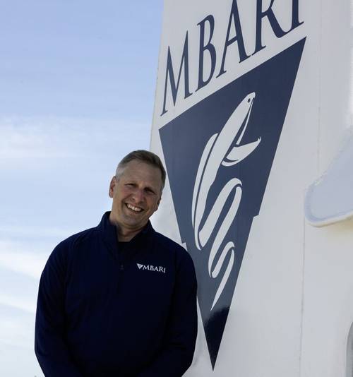 New Director of Marine Operations Kaya Johnson joins the MBARI team after serving as marine superintendent of ship operations at Oregon State University. Image: Todd Walsh © 2024 MBARI