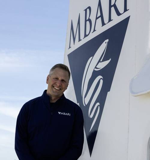 New Director of Marine Operations Kaya Johnson joins the MBARI team after serving as marine superintendent of ship operations at Oregon State University. Image: Todd Walsh © 2024 MBARI
