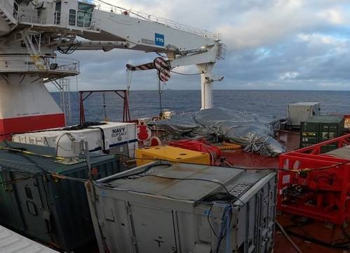 Diving support construction vessel Picasso retrieved the F-35C Lightning II aircraft which crashed earlier this year in the South China Sea (Photo: U.S. Navy)