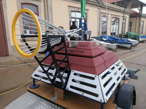 Docking station developed by EdgeLab, integrated on the ATLANTIS lander developed by CEiiA, Matosinhos, Portugal. Credit: EdgeLab