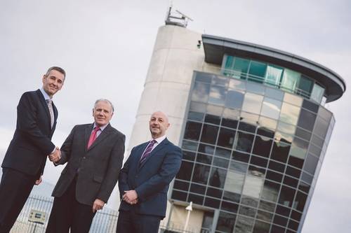 Andy Doggett, director of Unique Group’s survey equipment division; Stan Moroney, former owner of GSE Rentals; and Ray Hughes, managing director of Unique System UK Limited” (from left to right) (Photo:Unique Group)
