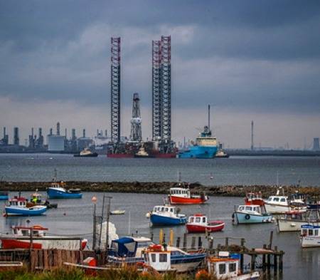 Energy Endeavour in River Tees:Credit Antony Fleming 