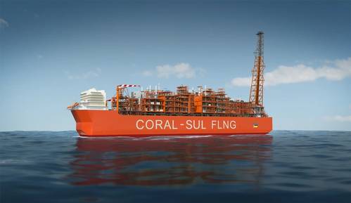Eni’s Coral Sul FLNG vessel (Image: Eni)