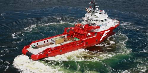 A Farstad AHTS: Photo credit Farstad