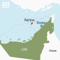 UAE Fateh File Map: Image credit 2H Offshore
