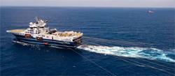 Featured vessel is Geo Caspian, one of Fugro’s C-Class vessels