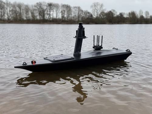 FLANQ unveils Q-RECON: a European-designed and manufactured expeditionary USV, engineered for rapid deployment and short-duration surveillance and reconnaissance missions. © FLANQ