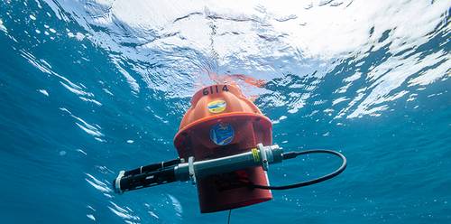 Deep Argo floats measure temperature, salinity and pressure up to 6,000 meters (19,685 feet), and have  revolutionized oceanographers' ability to track changes in all ocean basins simultaneously. Credit: Scripps Institution of Oceanography/UC San Diego.