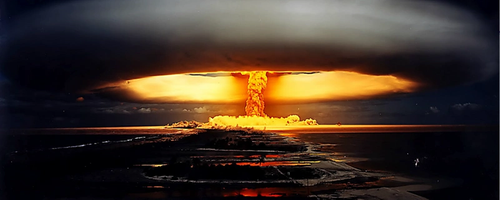 On July 3, 1970, France carried out the “Licorne” nuclear test on the atoll of Muroroa, French Polynesia. Creative Commons
