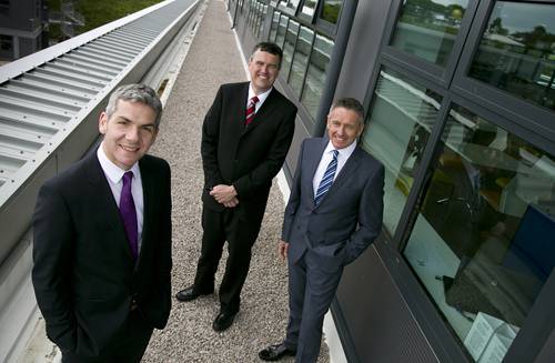 Fraser Moonie, Graeme Wood and Mike Arnold.