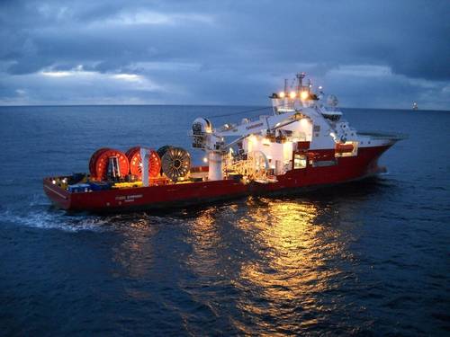 The Fugro Symphony cable-lay vessel (Photo: Fugro)