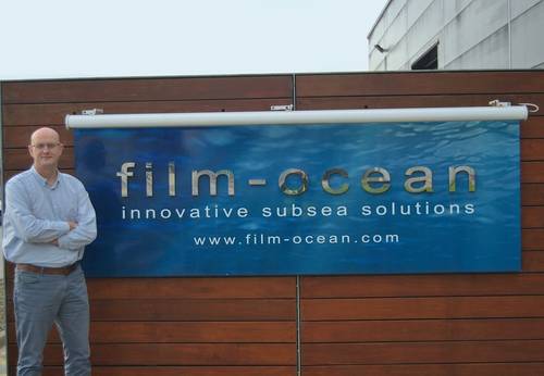 George Gair at Film-Ocean Ltd, Ellon, Aberdeenshire (Photo: Film-Ocean)