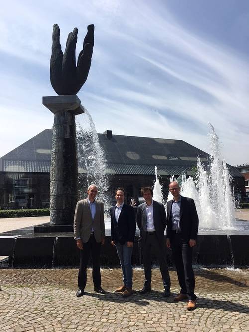 L-R: Gerard Keser, N-Sea CEO; Jochem Langenhuijzen, Bodac CEO; Paul van Waalwijk van Doorn, N-Sea General Manager; Dirk van de Vleuten, Bodac Manager  (Photo: N-Sea)
