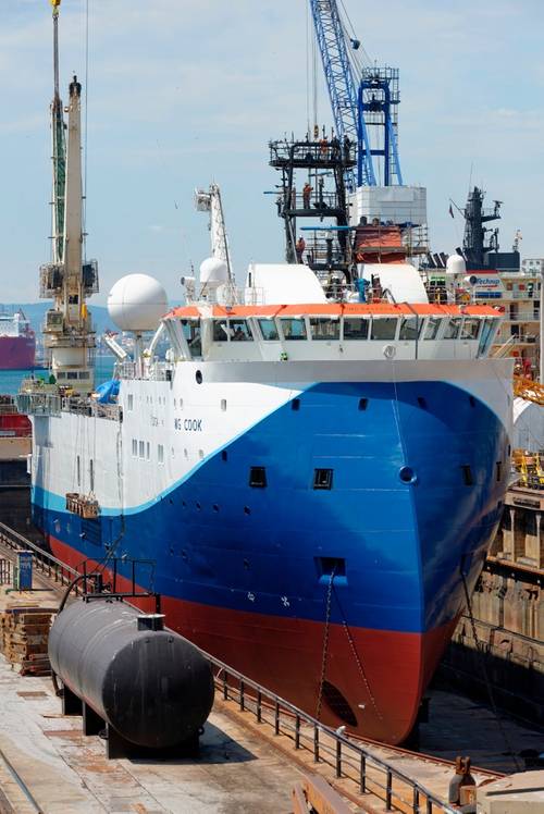 WG Cook at Gibdock: Photo credit Gibdock