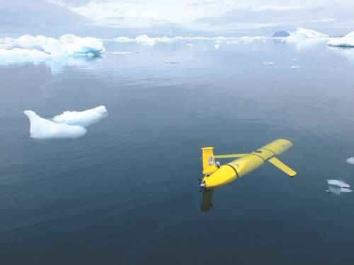 A glider in the Antarctic. Photo from NOC by David White