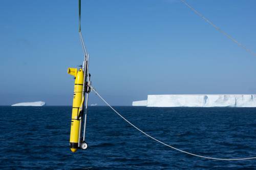 Two gliders were deployed near the A-68a iceberg near South Georgia. (Photo: Povl Abrahamsen / BAS)