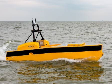 ASV Global’s C-Worker 5 ASV will be outfitted with KONGSBERG equipment at Ocean Business (Photo: ASV Global )