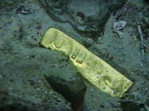 Gold recovered by Odyssey Marine Exploration from another shipwreck as part of the Tortugas project