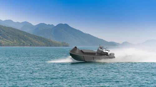 Graphical rendering of SELKIE 7 USV (Image: Sea Machines)