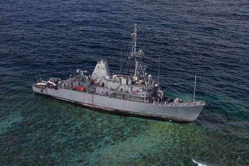 USS Guardian: Photo credit USN