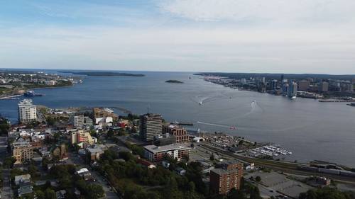 The Halifax Harbour, with Halifax on the right and Dartmouth, home to COVE, on the left. Credit: Adobe Stock/Dronescapes By Faubs/Wirestock Creators