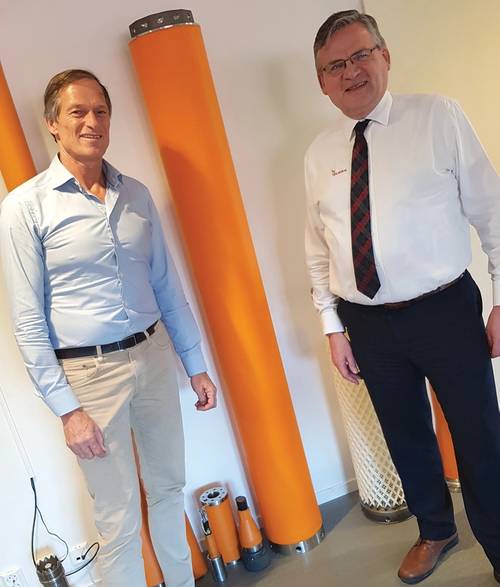 Henrik Andreasen and Bill Main (Photo: Balmoral Offshore Engineering)