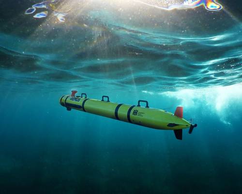 Huntington Ingalls Industries’ Technical Solutions division has announced the commercial release of its REMUS 300 unmanned underwater vehicle. HII rendering.