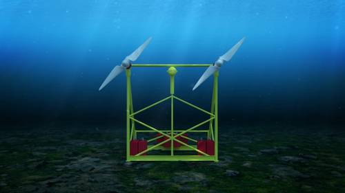 The HydroWing tidal energy device (Credit: Inyanga Marine Energy Group)