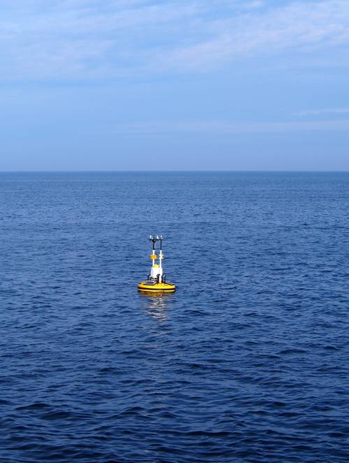 Illustration - Photo from 2020 buoy launch / Credit: Atlantic Shores Offshore Wind