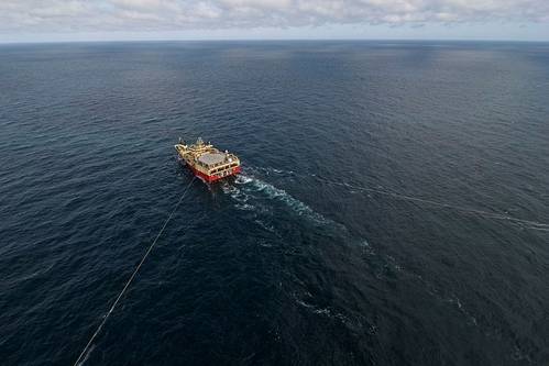 Illustration only - A PGS survey vessel