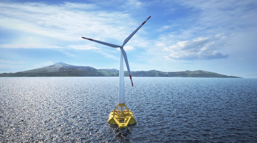 Illustration: Wind Turbine on DemoSATH platform
