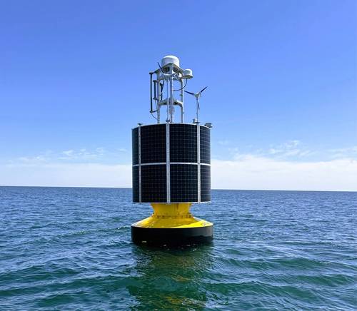 Illustration/OPT's PowerBuoy (Credit: OPT)