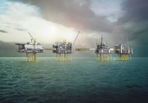 Image: Johan Sverdrup Drilling Platform (by Statoil)