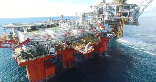 File Image: A photo taken during an offshore DNV GL Drone-enabled survey (CREDIT: DNV GL)