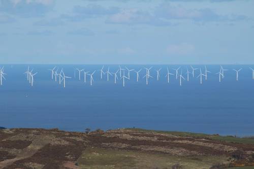 Data from RWE Innogy’s Rhyl Flats offshore windfarm will be included within the project, alongside additional data from planned and operating windfarms in Liverpool Bay and the East Irish Sea (image courtesy of CGG).