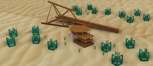 An Integrated Rigs to ReefsTM subsea layout. (Photo: Xodus)