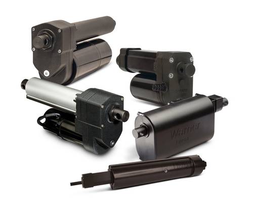 IP69K actuator grouping (Image courtesy of Warner Linear)